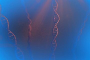 Poster - Composite image of view of dna