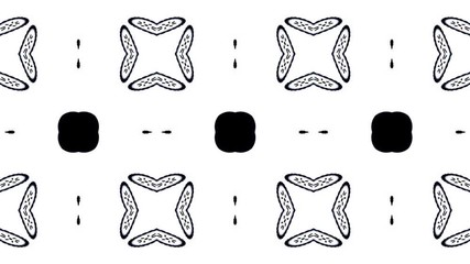 Poster - Color fractal design and circular motion