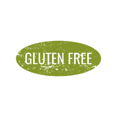 Canvas Print - Gluten Free label