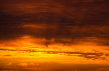 Poster - blue sky with cloud closeup