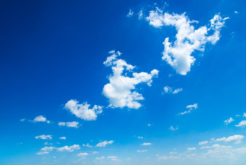 Wall Mural - clouds in the blue sky