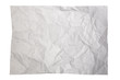 © FAMILY STOCK - piece of Crumpled note paper on white background