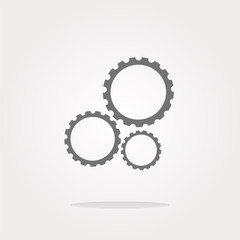 Fototapete - Cog wheel Icon Vector. Cog wheel Icon Picture. Cog wheel Icon Image. Cog wheel Icon Graphic. Cog wheel Icon Drawing