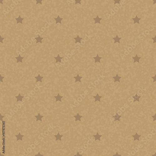 Download Kraft Recycled Paper Texture Vector Seamless Craftpaper With Star Subtle Pattern Overlay Handmade Designer Brown Paper Stock Vector Adobe Stock