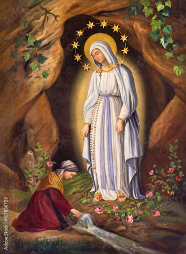 Fotomural Rome - The Appearance of Virgin to st