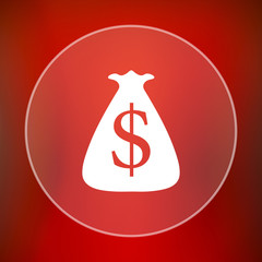 Sticker - Dollar sack icon