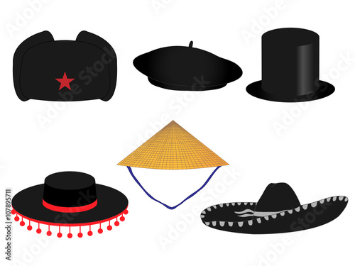 hats of the world