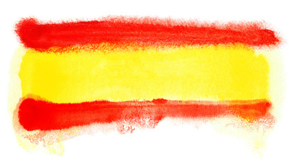 Poster - Spain flag illustration