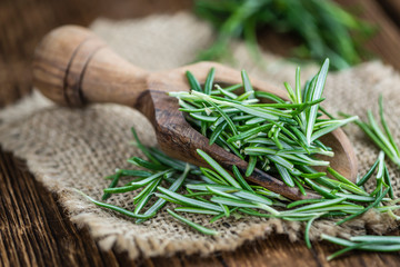 Some fresh Rosemary (close-up shot)