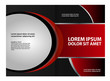 © sena88 - Black and red template for advertising brochure