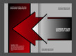 © sena88 - Black and red template for advertising brochure