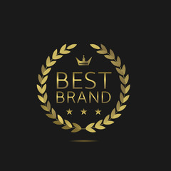 Wall Mural - best brand label