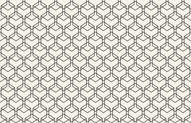 Wall Mural - Abstract seamless geometric wallpaper pattern