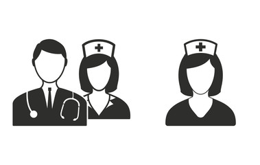 Wall Mural - Nurse - vector icon.