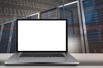 Poster - Composite image of a large screen of a computer