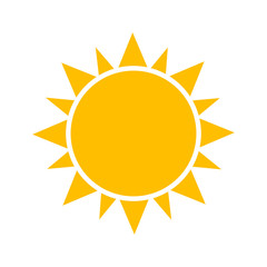 Wall Mural - sun icon. vector illustration