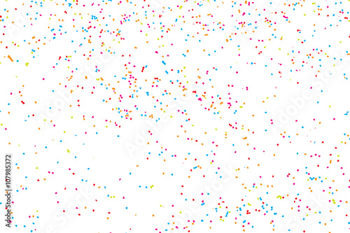 Cuadros en Lienzo Abstract background with falling confetti