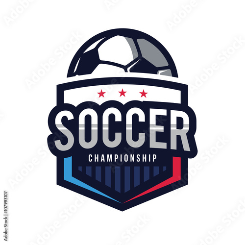 Photographie Soccer Logo, American Logo Sports