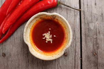 Canvas Print - Korean red pepper paste gochujang