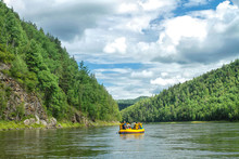 Rafting On The Siberian River