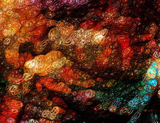 Poster - color abstract background with beautiful multicolored mosaic structure.