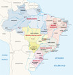 brazil administrative map