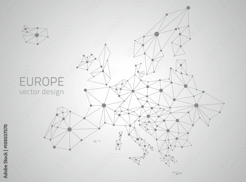 mapa-europy-z-szarych-kropek-i