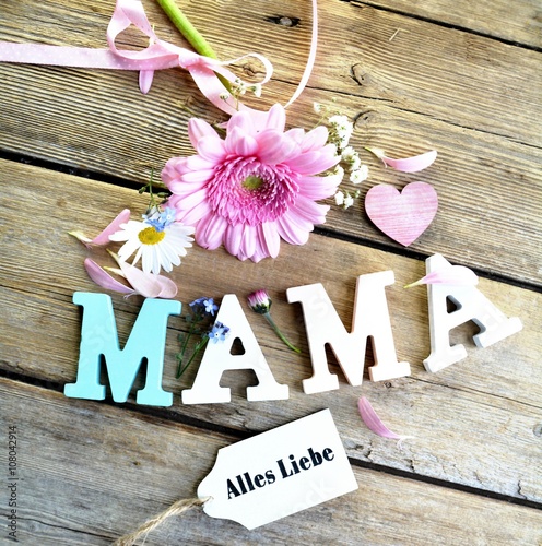 Muttertag Alles Liebe Mama Muttertagsgruss Buy This Stock Photo And Explore Similar Images At Adobe Stock Adobe Stock