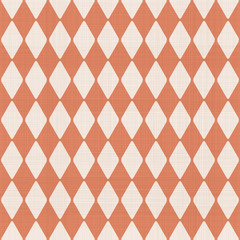 Poster - abstract geometric seamless pattern in faded orange