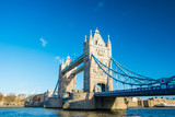 Fototapeta Londyn - The tower bridge of London across the River Thames