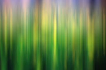 Wall Mural - blur fresh green spring foliage gradient background motion