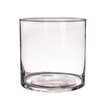 Clear Glass Vase Isolated On A White Background