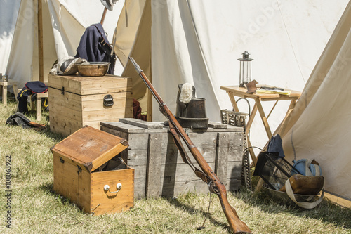 kingston, ontario canada - july 1: details stock images of war o Canvas