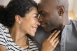 © JGI/Jamie Grill/Blend Images - Close up of smiling couple rubbing noses