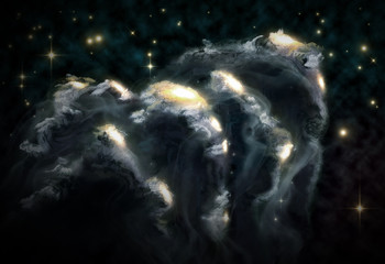 Wall Mural - universe starscape