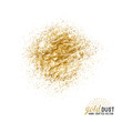 Vector Gold Dust. Foil gold dust particles. Vector illustration.