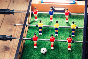 Wall Mural - table football soccer game