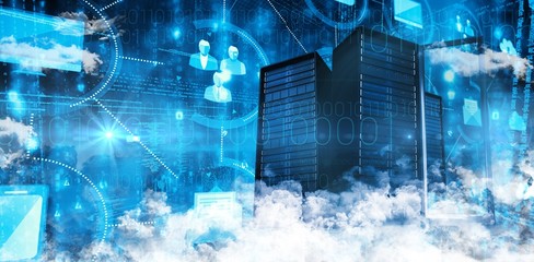 Poster - composite image of clouds