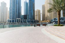 Dubai City Business District And Seafront