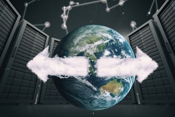 Poster - Composite image of a picture where is the earth