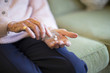 © Resolution Productions/Blend Images - Older Caucasian woman holding medication
