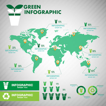 Ecology graphic elements 08