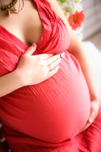 Pregnant Belly Closeup
