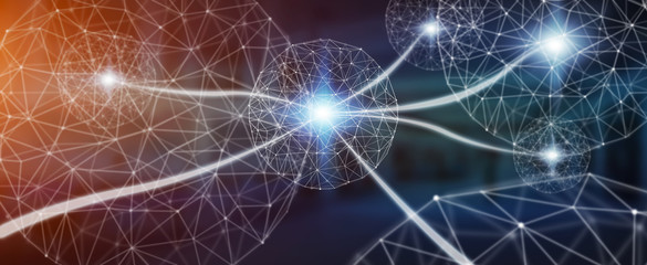 Poster - Modern digital data network