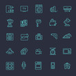 Outline icon collection - household appliances