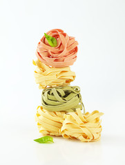 Wall Mural - dried ribbon pasta