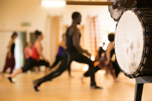 Dance Class With African Drums