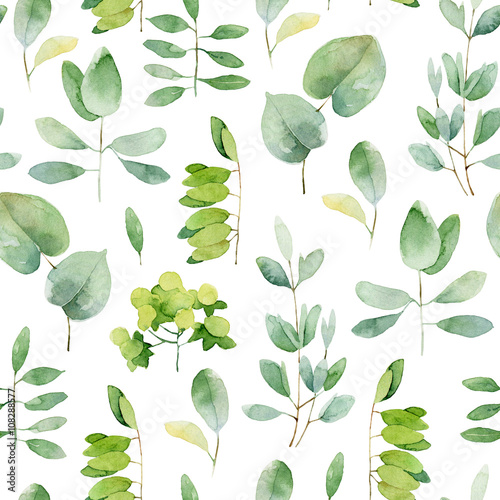 Cotton fabric Pflanzliche Musterdesign