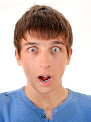 Canvas Print - Surprised Young Man