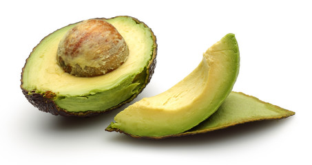 Poster - Quarter Slice Avocado and Half Avocado